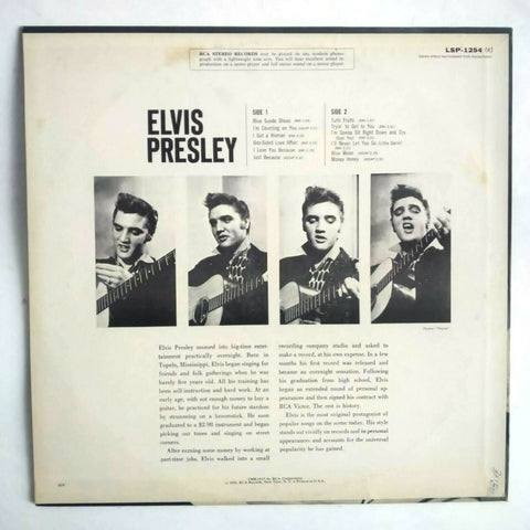 Elvis Presley ‎– Elvis Presley Vinyl LP 12'' Record RCA Victor ‎– LSP 1254 (e)