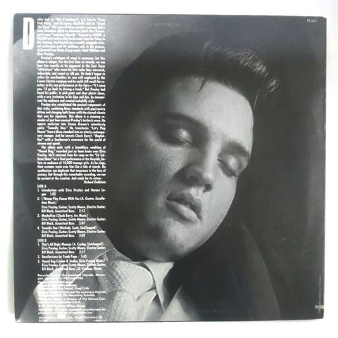 Elvis Presley ‎– The First Live Recordings Vinyl LP 12" PB 3601 Record