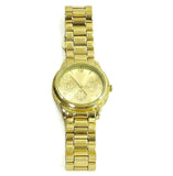 Unisex Gold Tone Color  Bracelet Jewelry Wrist Watch
