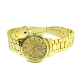 Unisex Gold Tone Color  Bracelet Jewelry Wrist Watch