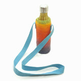 Water Bottle Cooler Sleeve Insulated Carrier Cool Bag Drinks Shoulder Strap Hold