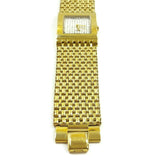 Unisex Watch Jewelry Bracelet Luxury Wrist Watch Goldtone W/Simulated Diamonds