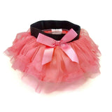 Baby Tutu Skirt W/Ribbon Tulle Pink Skirt 3-6M Infant Little Girl Cute Miniskirt