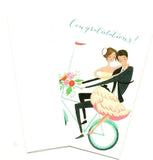 Best Wishes on Your Wedding Day Congratulations Greeting Card Lot of 3 TJ