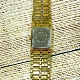 Unisex Quartz Watch Jewelry Bracelet Wristwatches Luxury Wrist Watch Goldtone