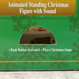 Christmas Figure Angel Harp North Pole Productions Animated Standing Sound Decor