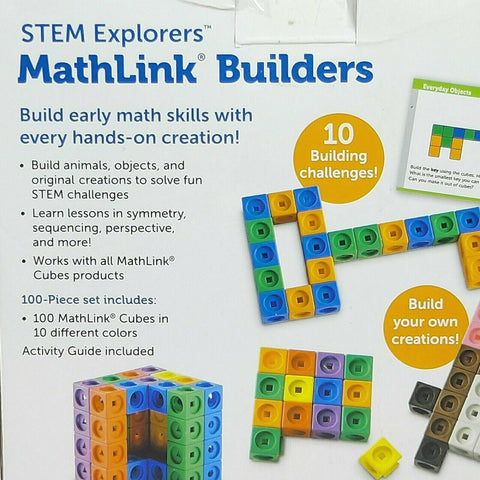 Learning Resources MathLink Builders Develops Early Math Critical Thinking Skill