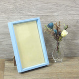 Photo Picture Frame Ornate Light Blue Table Top Display Home Décor 4.25x6.25 in
