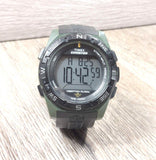 Men's Timex Expedition Compass  Indiglo Digital Watch W/Settings Elastic Band WR