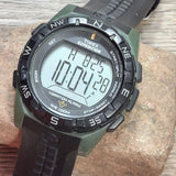 Men's Timex Expedition Compass  Indiglo Digital Watch W/Settings Elastic Band WR