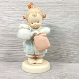 Enesco Memories of Yesterday "Comforting Thoughts" Girl Figurine Collection VTG