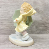 Ensco Collection "You're My Sunshine On A Rainy Day" 1995 Vintage Boy Figurine