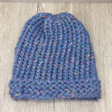 Kids Winter Hat Toddler 100% Wool Knitted Handmade Warm Beanie Crochet Bonnet