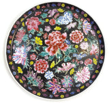 Vintage Floral Plate Trinket Hand Painted Dish Home Decorative