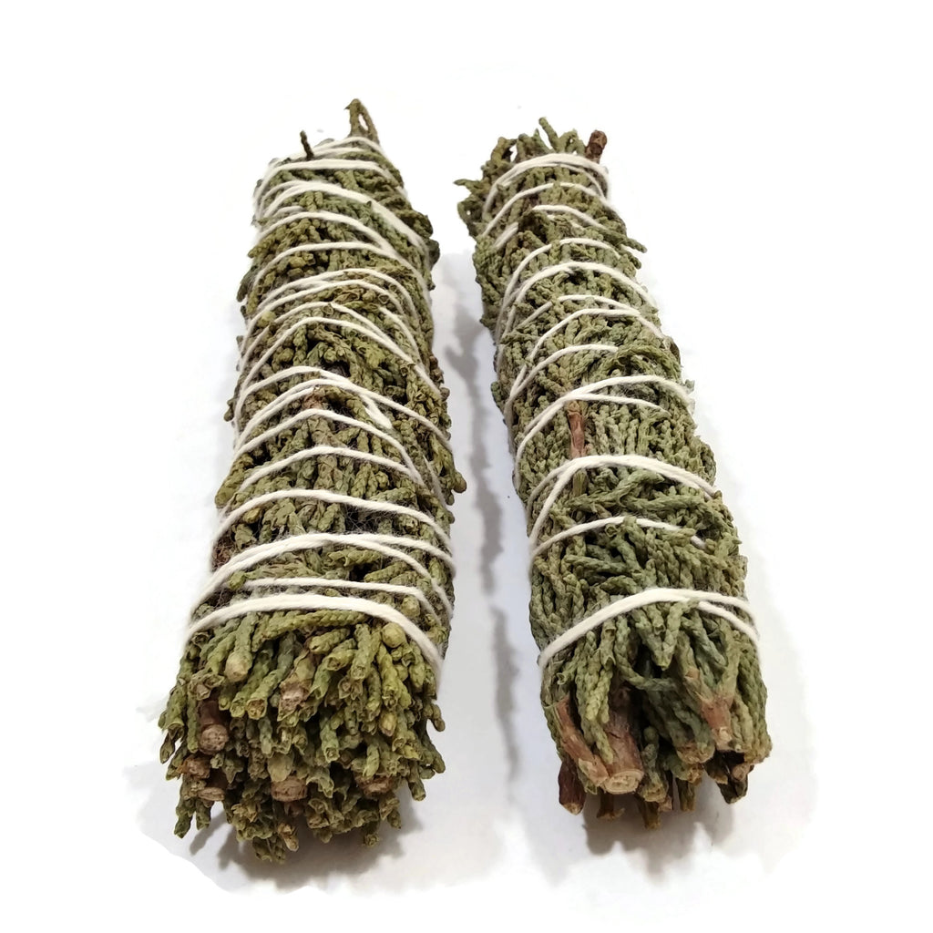 Smudging Herbs 2 Mini Juniper Sticks Spiritual Purification & Healing Properties