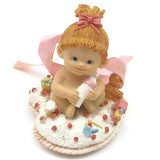 Precious Moments Figurine "Lydia's Baby Showers July 25, 1998 – Baby Girl