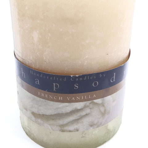 Rhapsody French Vanilla Scented Hand Crafted Candle Macaroon