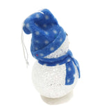 Ornaments Snowman Hanging Christmas Tree Decoration Holiday Seasons Gifts Blue H