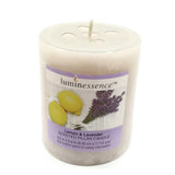 Luminessence Candle,  Lemon & Lavender Scented 6.9 oz  - NEW
