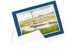 May Your Birthday Be a Happy One Birthday Greeting Card A Boat On The Lake