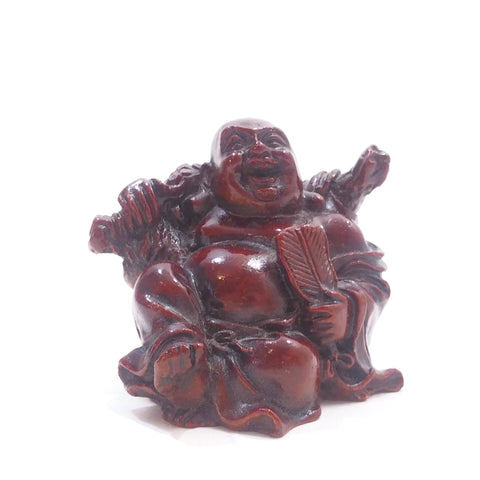Beautiful Laughing Buddha Statue Buddhism Figures 2 inches