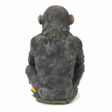 Speak No Evil Monkey Apes Figure Shamanic 8" Tall Statue Wise Monkey