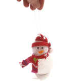 Snowman Christmas Tree Ornament Hanging Décor Holiday Seasons Gifts Red/White