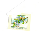 Happy Birthday Wishes Birds Art Painting Birthday Greeting Card