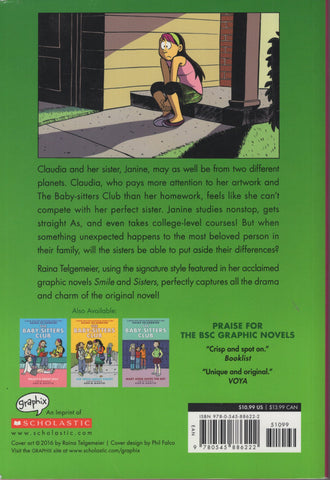 Claudia and Mean Janine The Baby Sitters Club Novel 4 by Raina Telgemeier