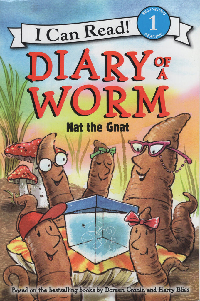 Diary of a Worm Nat the Gnat by Doreen Cronin I Can Read Level 1 Paperback