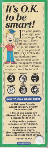 Brain Quest 4th Grade Questions and Answers to Challenge the Mind