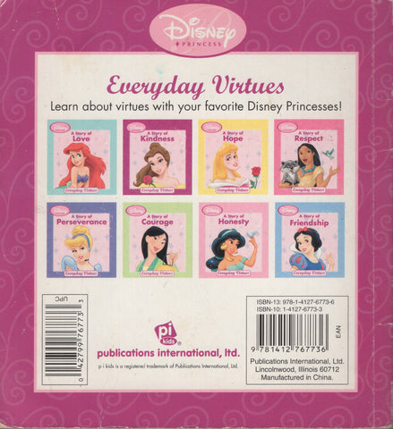 Disney Princess A Story of Kindness by Lisa Harkrader