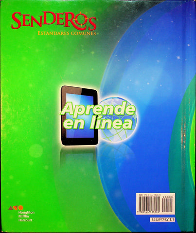 Senderos Estándares Comunes Common Core Student Edition Vol 1 Grade 1 Spanish