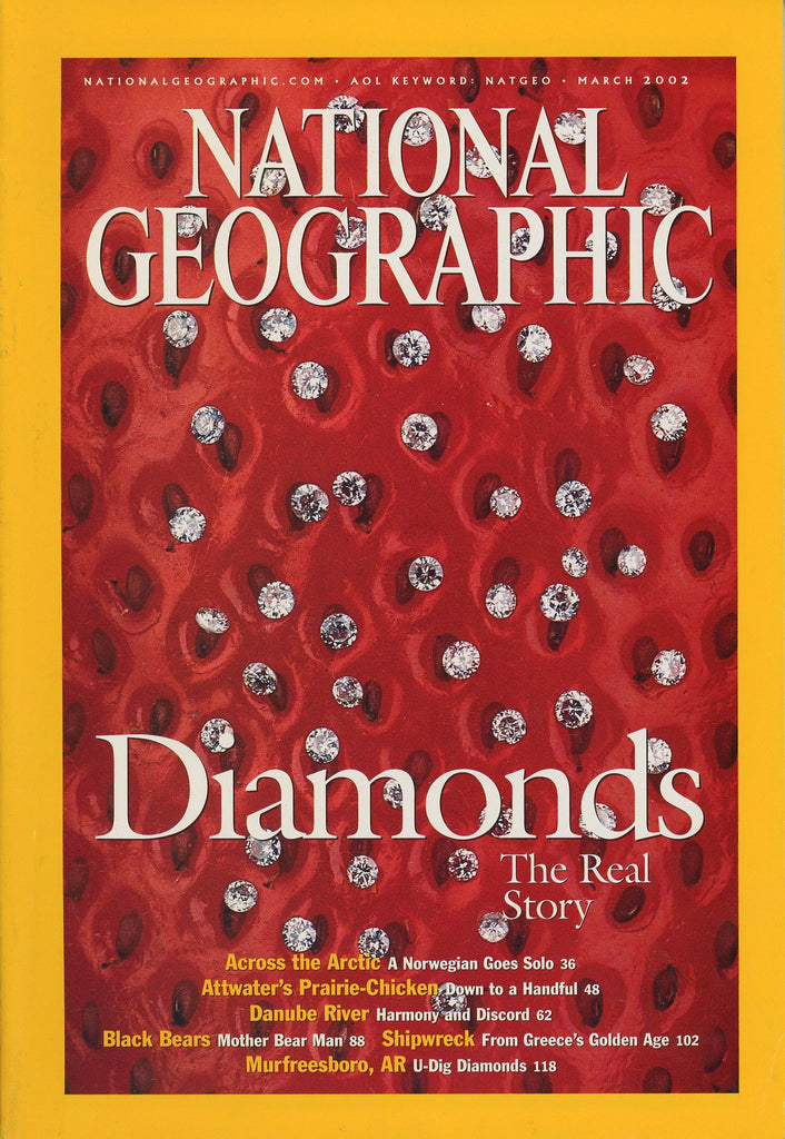 National Geographic Magazine Diamonds The Real History March 2003