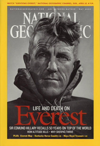 National Geographic Magazine Life And Death On Everest May 2003