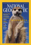 National Geographic Magazine Meerkats Stand Tall September 2002