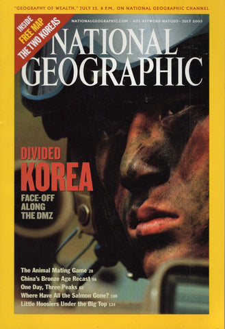National Geographic Magazine Divided Korea July 2003