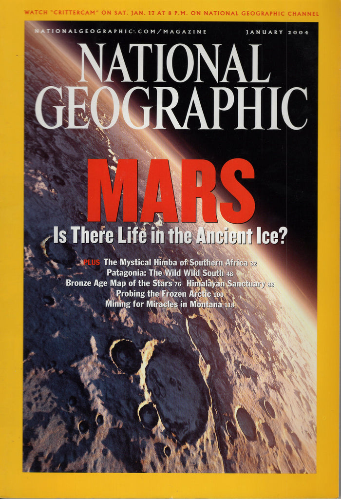 National Geographic Magazine Mars January 2004