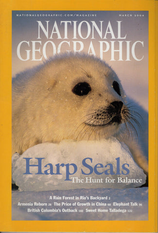 National Geographic Magazine Harp Seals March 2004