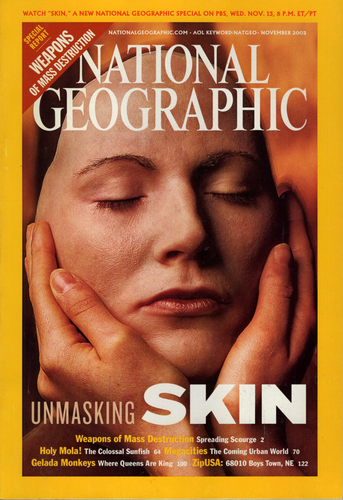 National Geographic Magazine Unmasking Skin November 2002