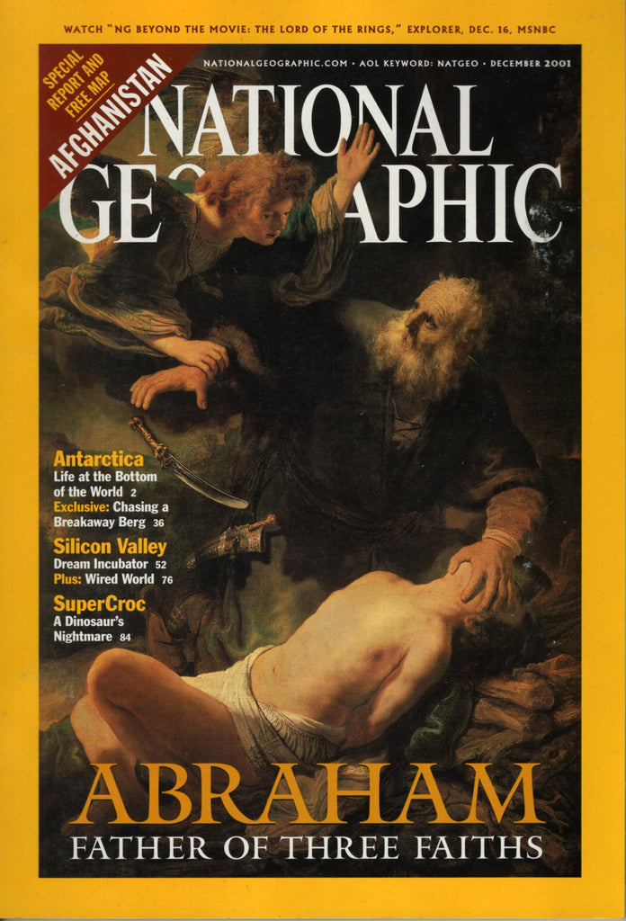 National Geographic Magazine Abraham Father Of Three Faiths December 2001