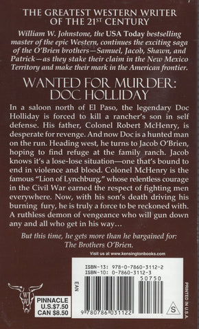 The Brothers O'Brien The Law of Violence by William W. Johnstone