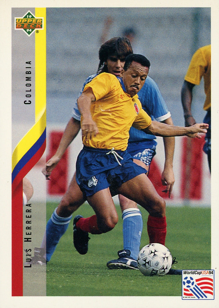 Luis Herrera Colombia Upper Deck #64 World Cup USA '94 Soccer Sport Card
