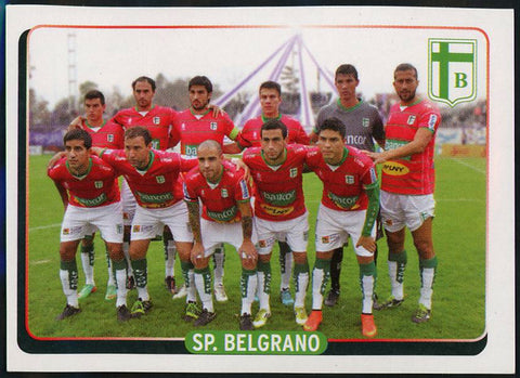 Team Players Sportivo Belgrano Argentine #632 Soccer Sport Card Panini