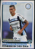Sergio Escudero Belgrano CBA Argentine #82 Soccer Sport Card Panini