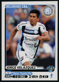 Jorge Velázquez Belgrano CBA Argentine #88 Soccer Sport Card Panini