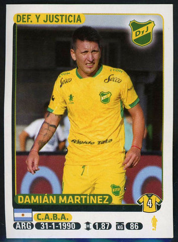 Damian Martinez Defensa y Justicia Argentine #144 Soccer Sport Card Panini