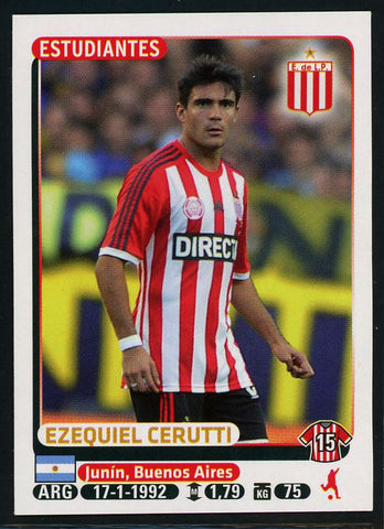 Ezequiel Cerutti Club Estudiantes de La Plata Argentine #167 Soccer Sport Card P