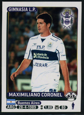 Maximiliano Coronel Club de Gimnasia y Esgrima La Plata Argentine #173 Soccer Sp