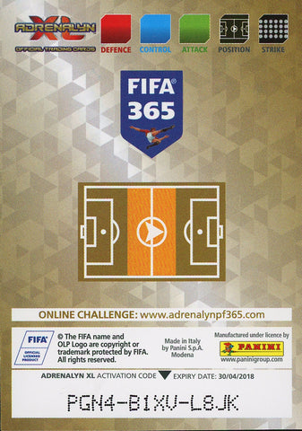 Nicolas Gaitán Argentina FIFA 365 #346 Soccer International Star Sport Card